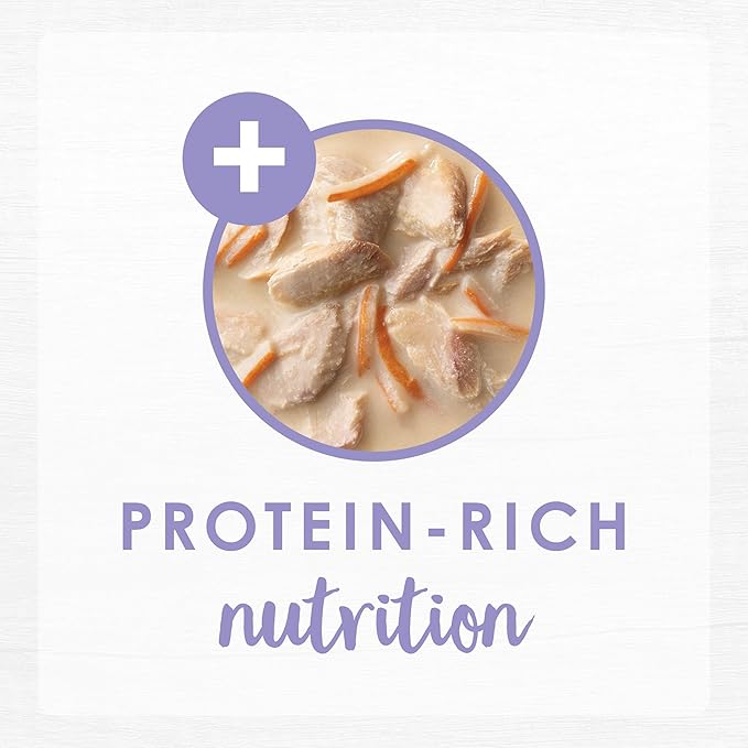 Purina Fancy Feast Lickable Wet Cat Food Broth Topper, Creamy Wild Salmon and Whitefish - (Pack of 16) 1.4 oz. Pouches