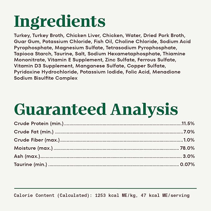 Nutro Perfect Portions Wet Cat Food Paté Turkey Recipe, (24) 2.64 oz. Twin-Pack Trays