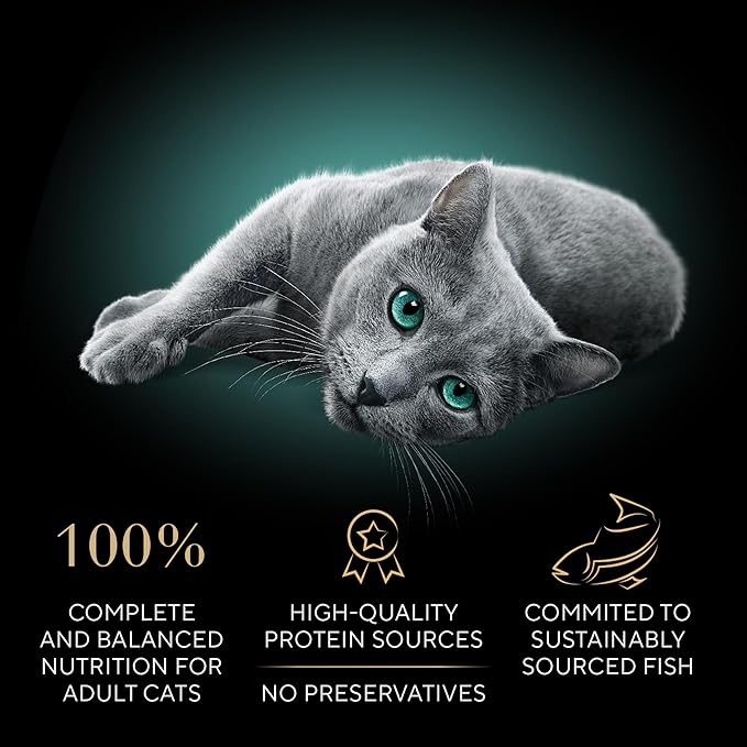 Sheba Perfect Portions Wet Cat Food Cuts in Gravy Delicate White Fish and Tuna Entree, 2.6 oz., Twin-Pack Trays (24 Count, 48 Servings)