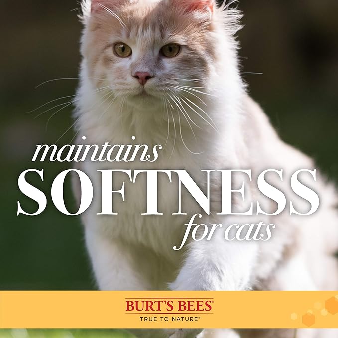 BURT'S BEES FOR PETS Cat Comb, 2-in-1 Double Sided, Removes Fleas, Tangles and Matted Fur, Regular Cat Comb, Ideal for Daily Grooming