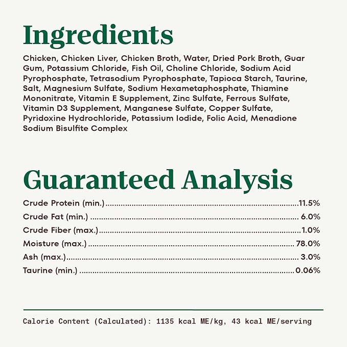 Nutro Perfect Portions Wet Cat Food Paté Chicken & Liver Recipe, (24) 2.64 oz. Twin-Pack Trays