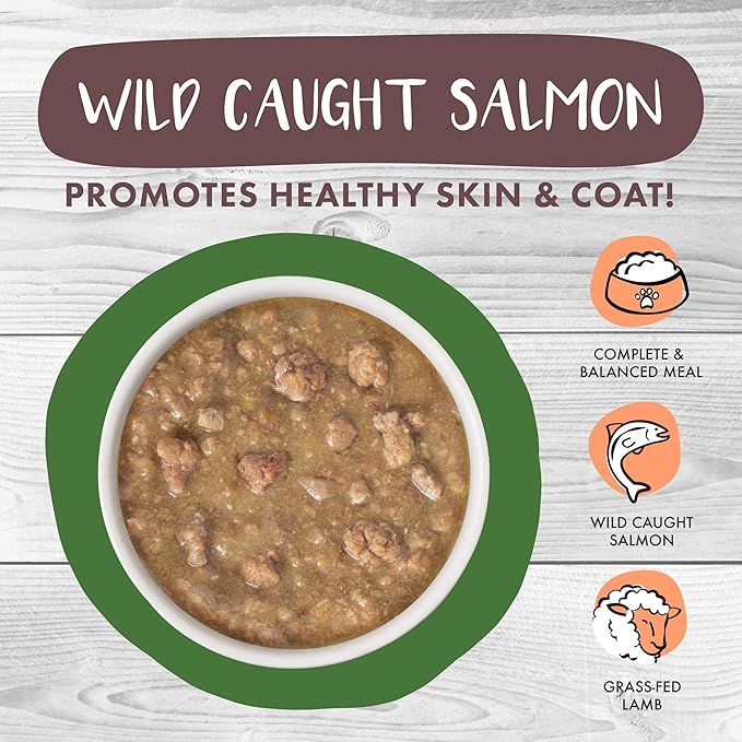 Weruva Classic Cat Stews!, Stewy Lewis with Lamb, Chicken & Salmon in Gravy, 2.8oz Can (Pack of 12)