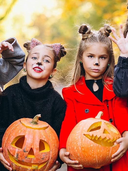 5-26Pairs Halloween Thanksgiving Fall Christmas Theme Earrings Set Holiday Earrings Halloween Stud Earrings Set Spider Pumpkin Ghost Bat Web Skull Drop Earring Holiday Jewelry Gifts