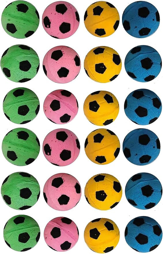 Foam Soccer Balls Cat Toys (Balls Cat Toys (24pcs))