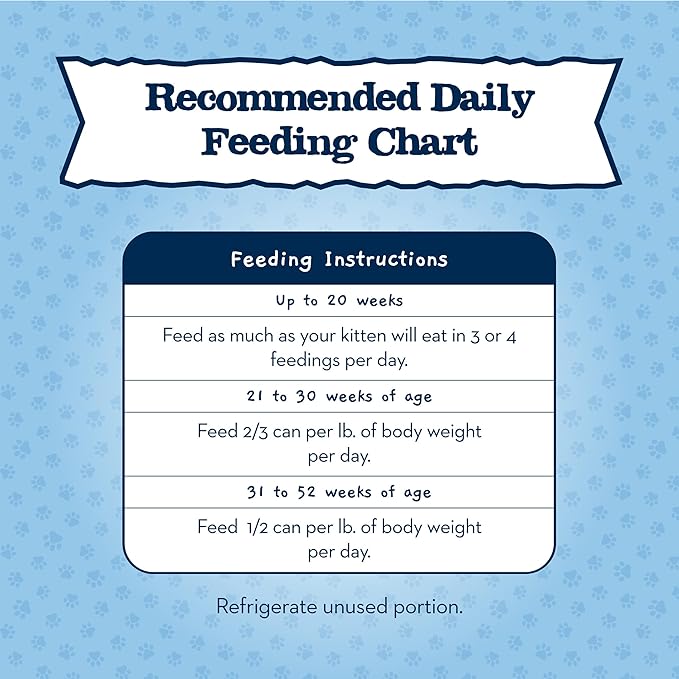 Blue Buffalo Baby Blue Natural Grain-Free Wet Food for Kittens, Healthy Growth Formula with DHA, High-Protein Salmon Paté, 3 oz Can