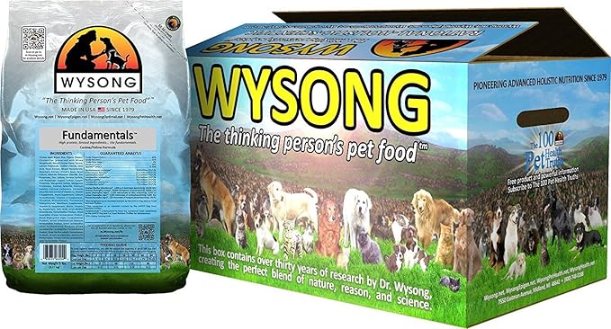 Wysong Fundamentals Canine/Feline Formula Dry Dog/Cat Food, Four, 5 lb. bags