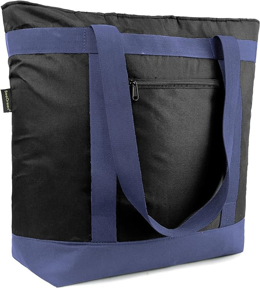 BeeGreen Insulated Cooler Bag Leakproof Freezer Shopping Tote for Groceries Thermal Food Delivery Bag