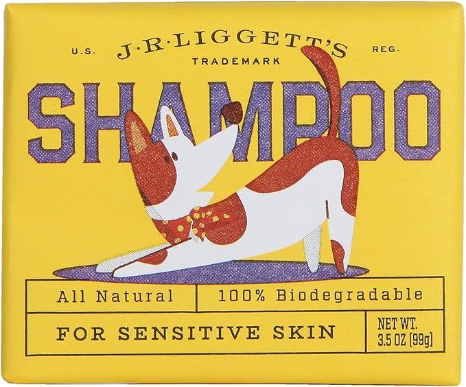 J·R·LIGGETT'S Dog Dry Shampoo Great for Dry and Sensitive Skin, Dog Anti Itch Hypoallergenic Formula | 100% Detergent-Free, Fresh and Clean Dog Shampoo, 100% Ecologically Correct, Non-GMO, 3.5 oz.