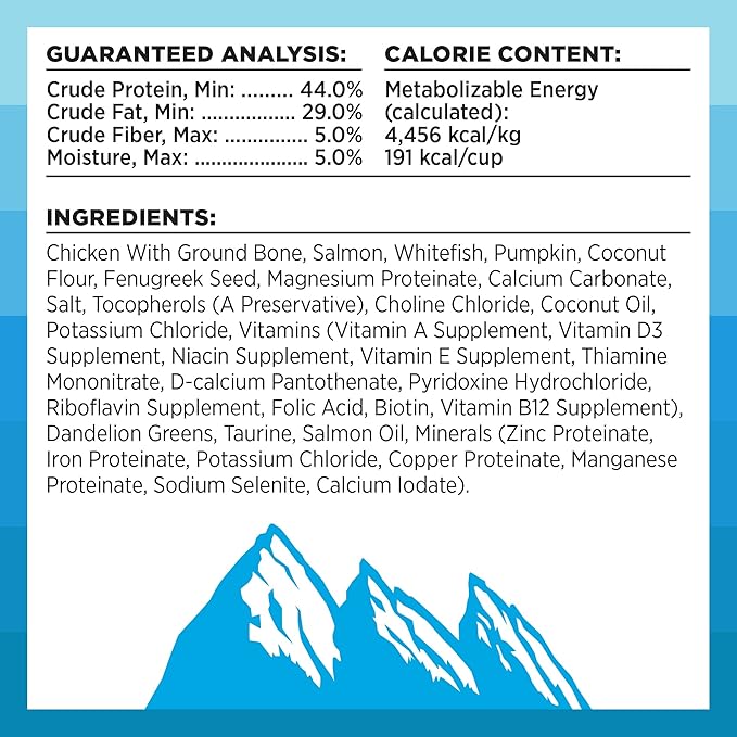 BIXBI Rawbble Freeze Dried Cat Food, Chicken & Salmon Recipe, 10 oz - 95% Meat and Organs, No Fillers - Pantry-Friendly Raw Cat Food for Meal, Treat or Food Topper - USA Made in Small Batches