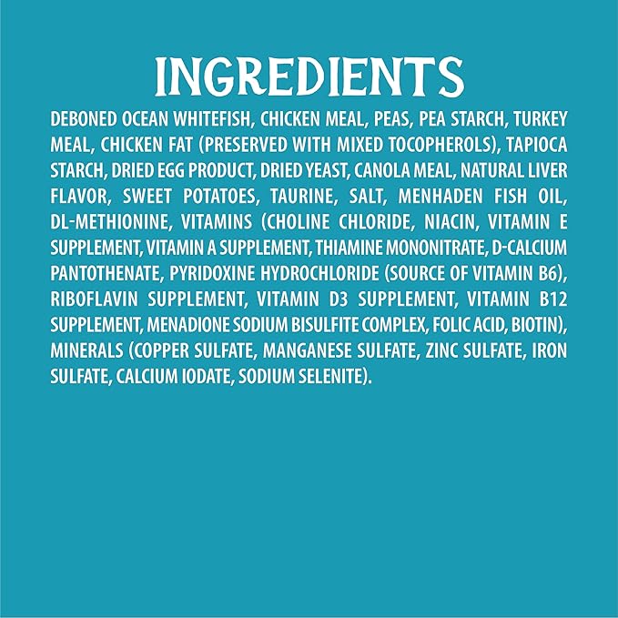 Triumph Free Spirit Grain Free Ocean Whitefish & Egg Recipe Dry Cat Food, 3lb.