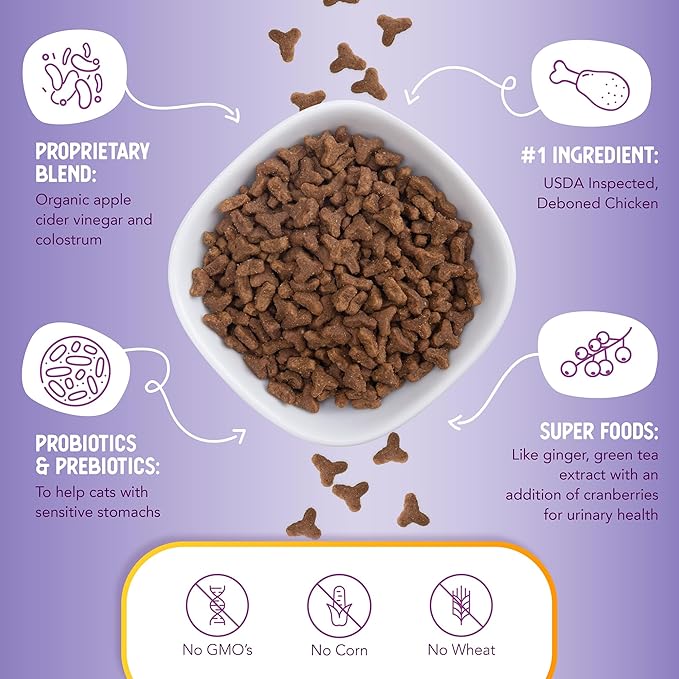 Health Extension Bundle - Wet Cat Food Canned Chicken & Pumpkin, Chicken & Tuna, Chicken Pate (2.8oz Each) and Dry Cat Food Chicken & Brown Rice Recipe (15 lbs) - Complete Nutrition for Cats