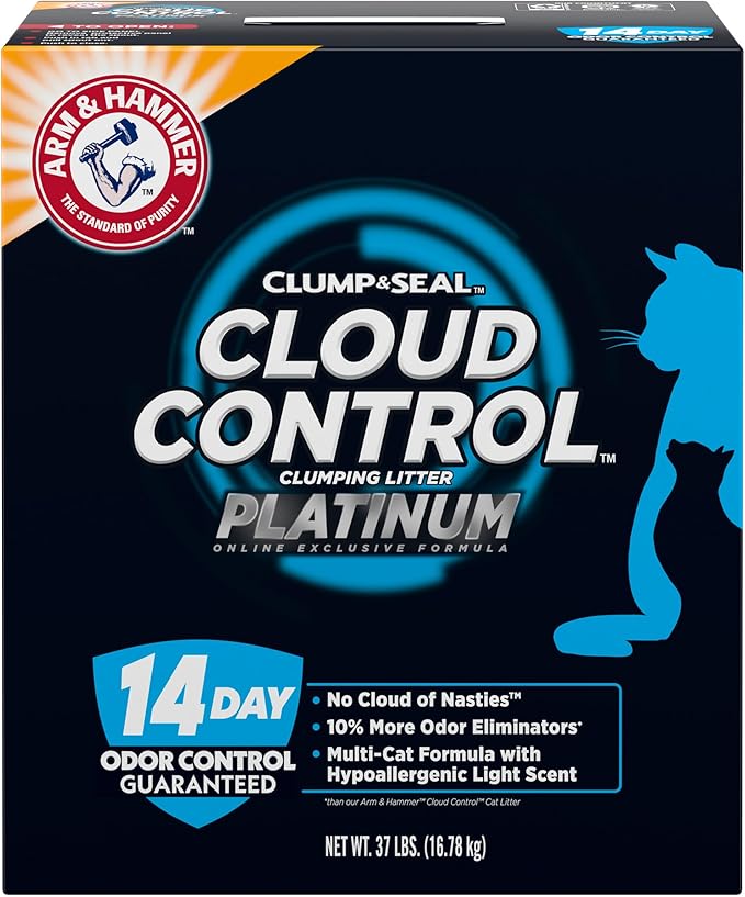 ARM & HAMMER Cloud Control Platinum Clumping Cat Litter 37LB