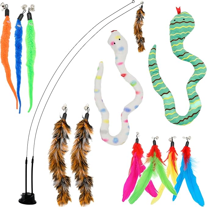 Cat Toys Pack Kitty Toys For Indoor Cats Kitten Toys For Indoor Cats Self Play Snake Catnip Chew Toy Home Alone Cat Toys Cat Toys For Bored Indoor Cat Interactive Cat Toys For Bored Indoor Adult Cats