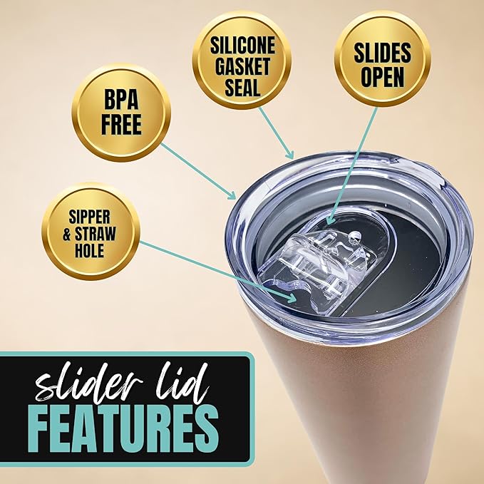 Brooke & Jess Designs Cat Tumbler - 20 oz Funny Cat Mom Gifts for Women - Insulated Mug for Coffee or Tea - Perfect for Christmas, Birthdays, Mother's Day