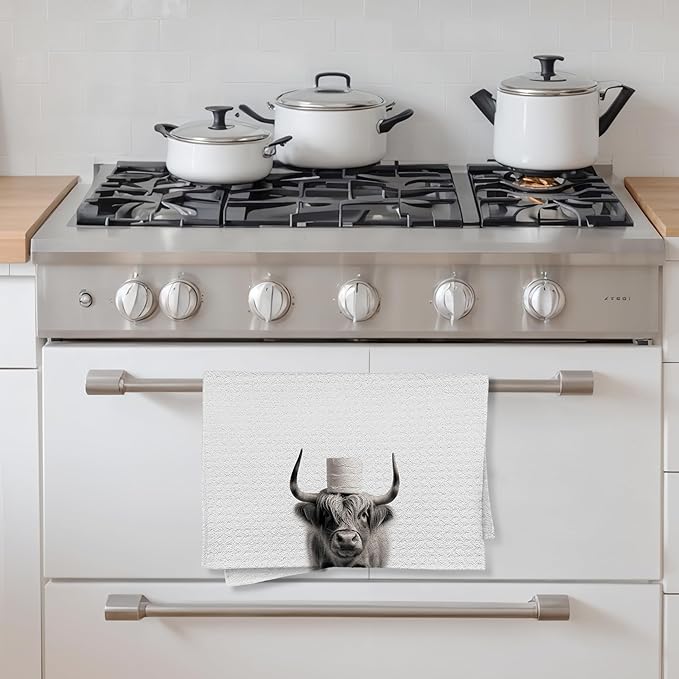 Cow Hand Towels for Bathroom, Cows Bathroom Hand Towels, Cow Bathroom Decor, Cow Lover Gifts, Cow Gifts for Woman, Cow Themed Gifts, 16x24 Inch