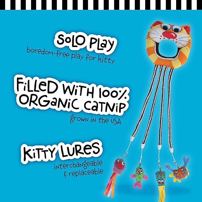 FAT CAT Catfisher Doorknob Hanger