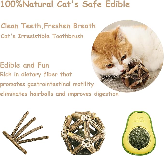 Cat Toys Bulk for Indoor Cats - Cat Ball Launcher Gun, Cat Wand, Catnip Toys Balls, Catnip Fish, Mice, Cat Spring Toys, Colorful Balls and Bells for Cat