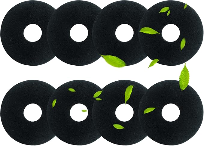 8 Pack Carbon Filters Compatible with Hidden Litter Box, Activated Carbon Filters Fit for Hidden Cat Litter Planters, Eliminate Odor and Controls Moisture on Pet's Body Keep Home Fresh