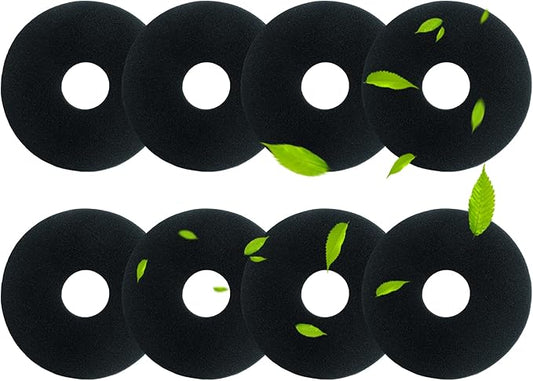 8 Pack Carbon Filters Compatible with Hidden Litter Box, Activated Carbon Filters Fit for Hidden Cat Litter Planters, Eliminate Odor and Controls Moisture on Pet's Body Keep Home Fresh