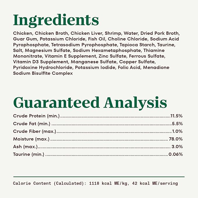 Nutro Perfect Portions Wet Cat Food Paté Chicken & Shrimp Recipe, (24) 2.64 oz. Twin-Pack Trays