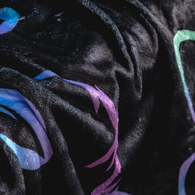 Flannel Throw Blanket Cute Cat All Season Super Soft Cozy Blanket for Bed or Couch Blanket Full Size (70"x55"),Cartoon Animals Throws Print Throw Blanket 4 Size for Kids Adults