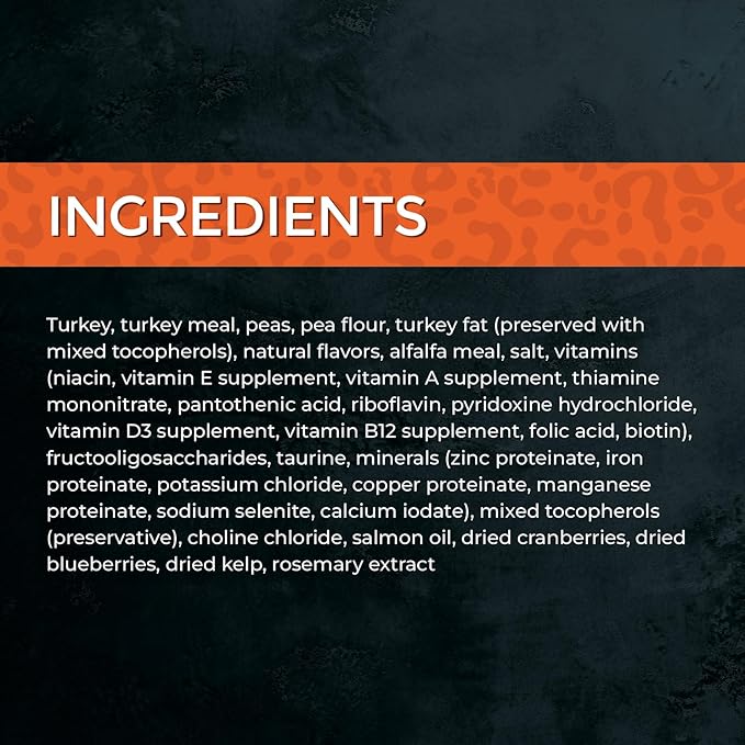 Fussie Cat Market Fresh Turkey Recipe, Dry Cat Food, 10lb Bag