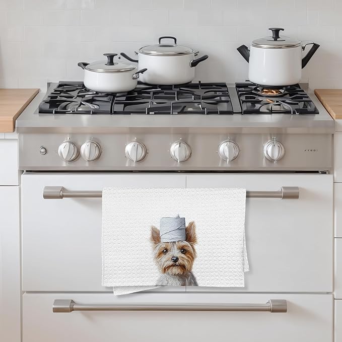 Yorkshire Terrier Hand Towels for Bathroom, Yorkshire Terrier Bathroom Hand Towels, Dog Bathroom Decor, Kids Hand Towels, Yorkshire Terrier Gifts for Women Dog Lovers, 16x24 Inch