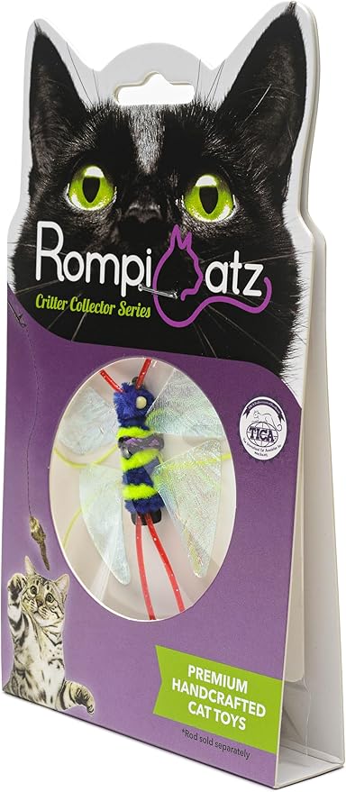 RompiCatz Critter Collector Series Teaser String and Interactive Cat Toy Attachment, Cattikets