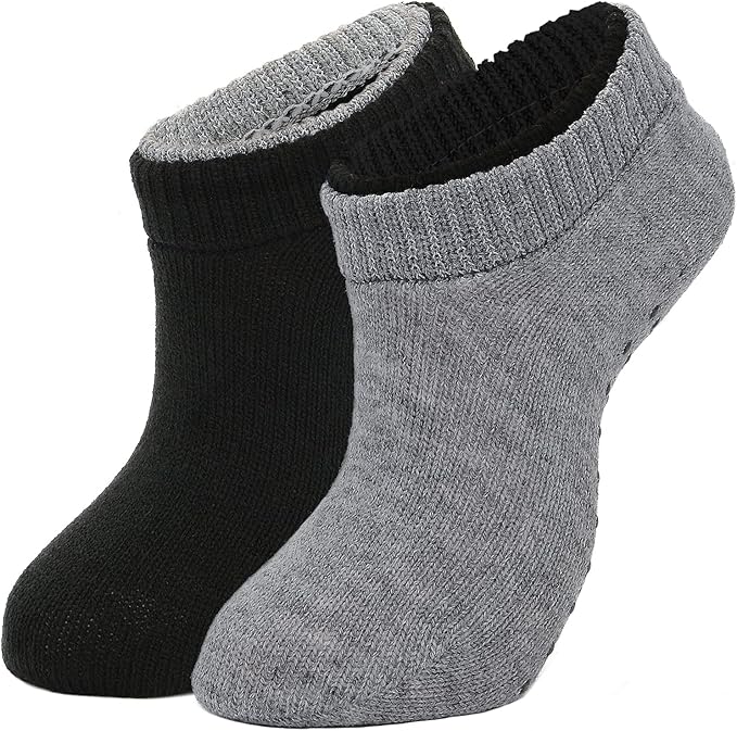 American Trends Fuzzy Socks for Women with Grippers Non Slip Christmas Socks