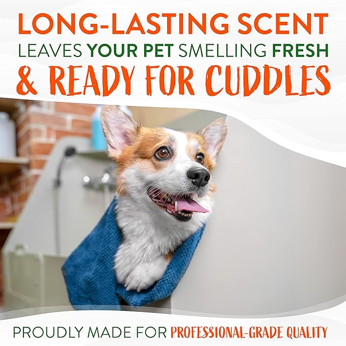 TropiClean Citrus Flea & Tick Shampoo for Dogs, Soothing Bite Relief, Citrus & Neem Scent, Made in the USA, 1 gallon