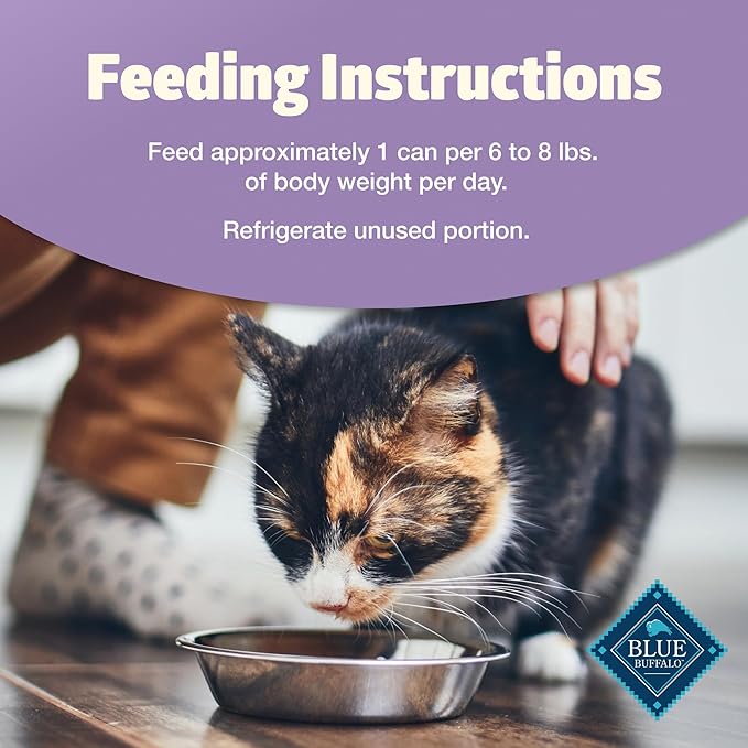 Blue Buffalo Freedom Grain-Free Adult Wet Cat Food, Complete & Balanced Nutrition for Indoor Cats, Made with Natural Ingredients, Flaked Chicken Recipe, 5.5-oz Cans,(24 Count)