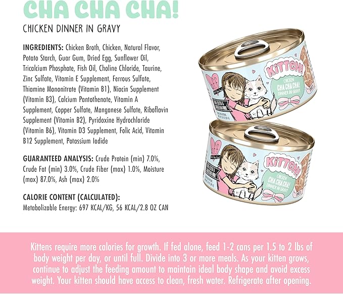 B.F.F. Kitten, Cute to Boot, 2.8oz Can (Pack of 12)