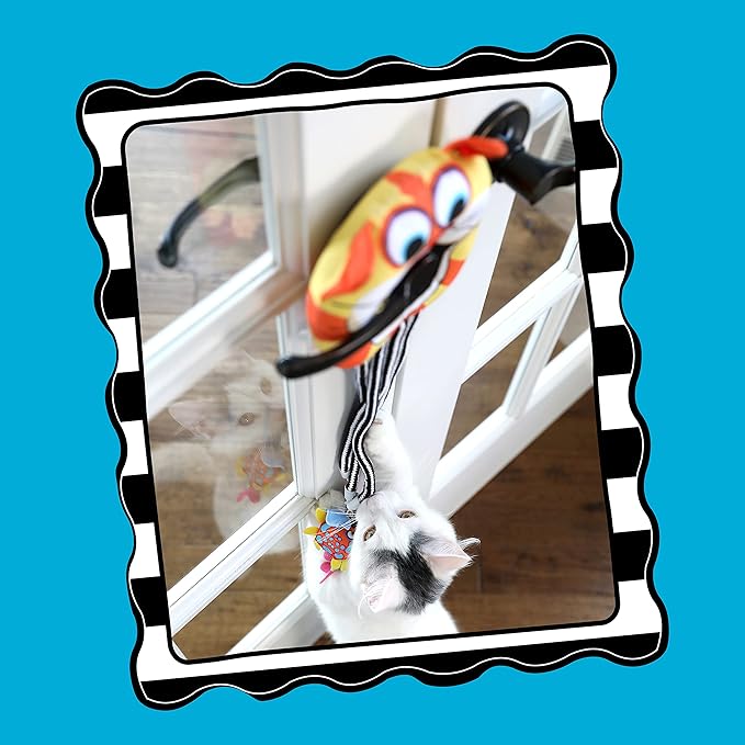 FAT CAT Catfisher Doorknob Hanger