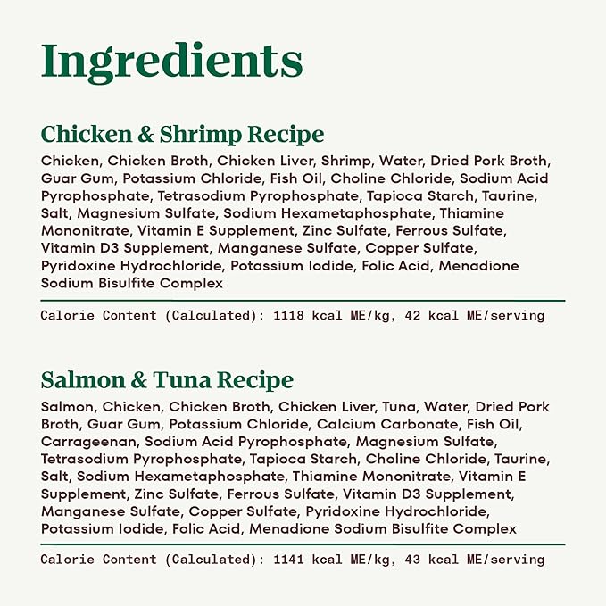 Nutro Wet Cat Food Paté Multipack: Salmon & Tuna; Chicken & Shrimp Recipes, (12) 2.64 oz. Trays (Pack of 2)