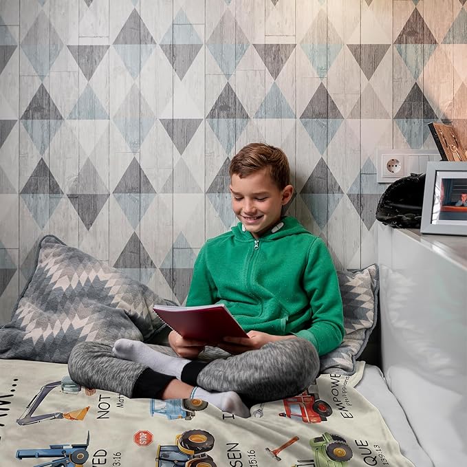 Christian Gifts for Boys, God Says I Am Construction Truck Blanket 50"x60", Inspirational Religious Birthday Gifts for Truck Lover Bible Verse Blanket, Construction truck gifts, Christian truck Gifts