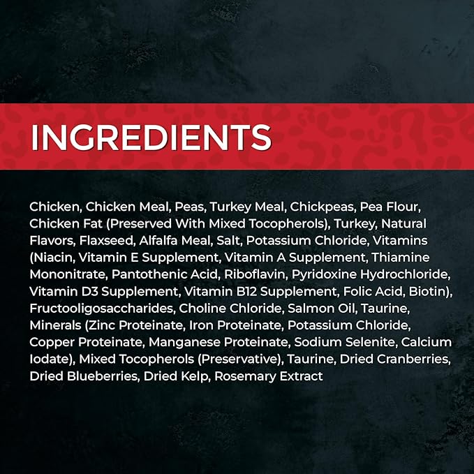 Fussie Cat Market Fresh Chicken & Turkey Recipe, Dry Cat Food, 10lb Bag