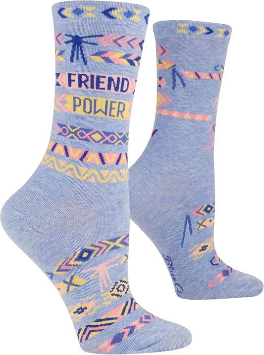 Blue Q Women's Funny Novelty Crazy Crew Socks with Sayings