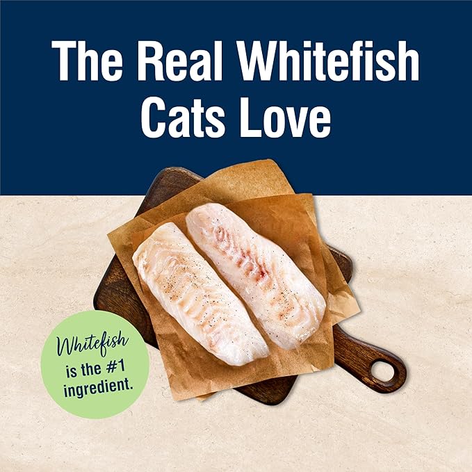 Blue Buffalo True Solutions Perfect Skin & Coat Natural Adult Wet Cat Food, Whitefish 3-oz Cans (24 Count)