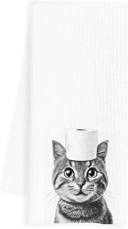 Cat Bathroom Hand Towels, Cats Hand Towels for Bathroom, Cat Towels for Cat Lovers, Cat Bathroom Decor, Cat Lover Gifts for Women, Cat Mom Gifts, Cat Lady Gifts for Women, 16x24 Inch