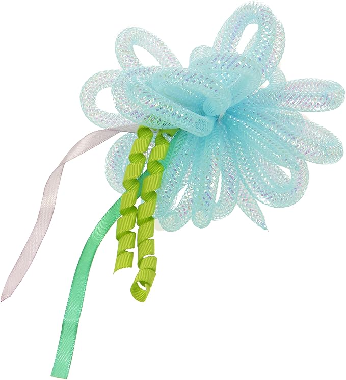 Petlinks Bow Burst Bouncy Mesh Cat Toy - Blue, One Size