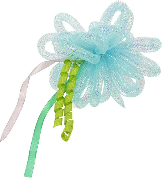 Petlinks Bow Burst Bouncy Mesh Cat Toy - Blue, One Size