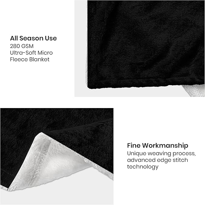 Cute Cat Throw Blanket Ultra Soft Warm Cozy Lightweight Microfiber Blankets Flannel Sherpa Fuzzy Plush Throws for Sofa Couch Bedding All Season, Just a Girl Who Loves Cats 60"x50"