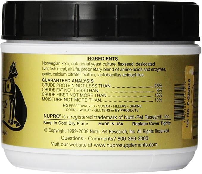 Nupro Health Nuggets for Cats (1lb jar)