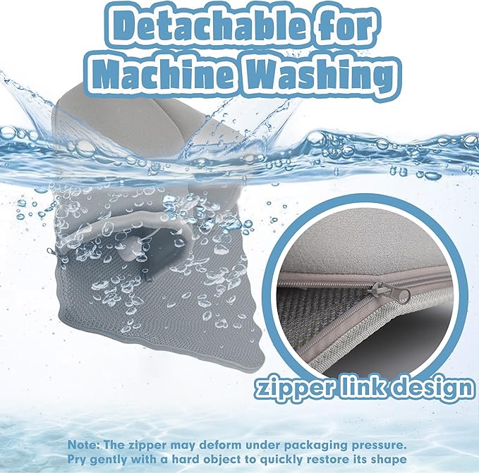 Cooling Kitten Tunnel Bed Mat, Perfect Kitten Gift Toy, 3D Memory Foam Cat Tunnel Cooling Mat, Detachable & Machine Washable, Non-Slip Bottom, Silver S