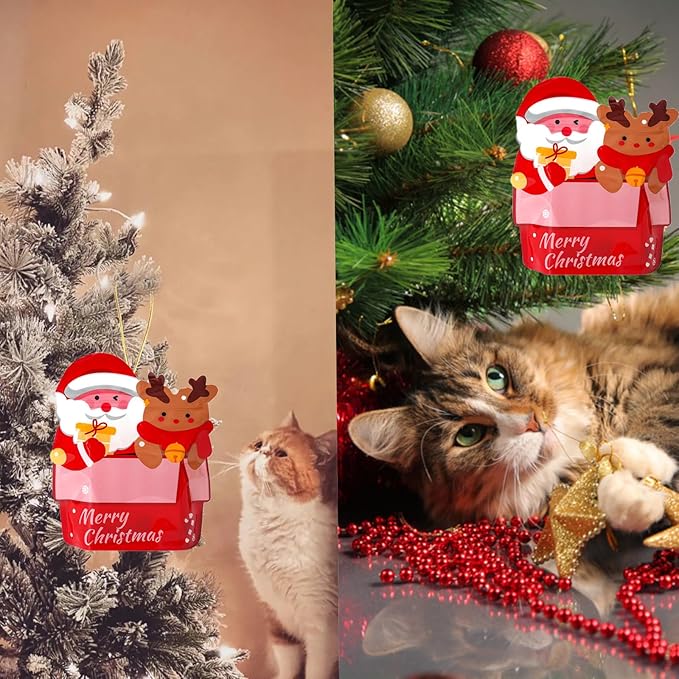 25 Pack Christmas Cat Toy, Kitten Toy Bag Set Assorted with Cat Spring Toy, Cat Ball Toy, Crinkle Cat Toy, Mouse for Cats Interactive Play