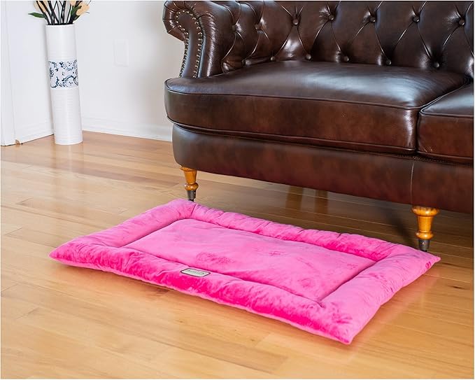 Armarkat Pet Bed Mat 27-Inch by 19-Inch by 2.5-Inch M01-Medium, Pink