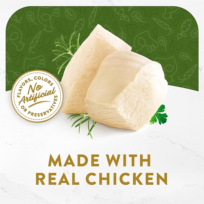 Purina Fancy Feast Chicken Broth Complement Lickable Grain Free Wet Cat Food Variety Pack - (Pack of 12) 1.4 oz. Pouches