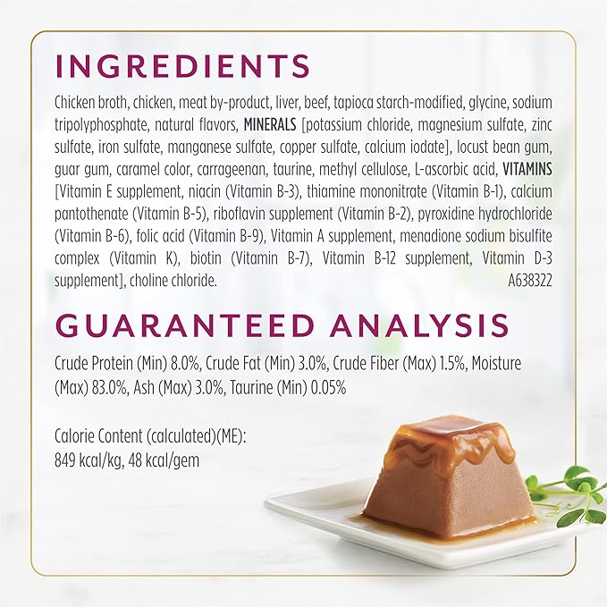 Fancy Feast Gems Pate Cat Food Mousse with Beef and a Halo of Savory Gravy - (Pack of 8) 4 oz. Boxes