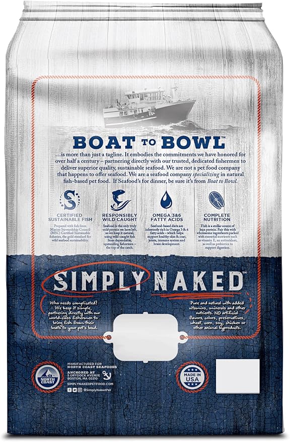 Wild Alaskan Salmon Grain-Free Cat Food | No Chicken or Other Animal by-Products | Rich in Omega 3 & 6 Fatty Acids | Sustainably Sourced Wild Caught Fish | Made in The USA | 4lb Bag