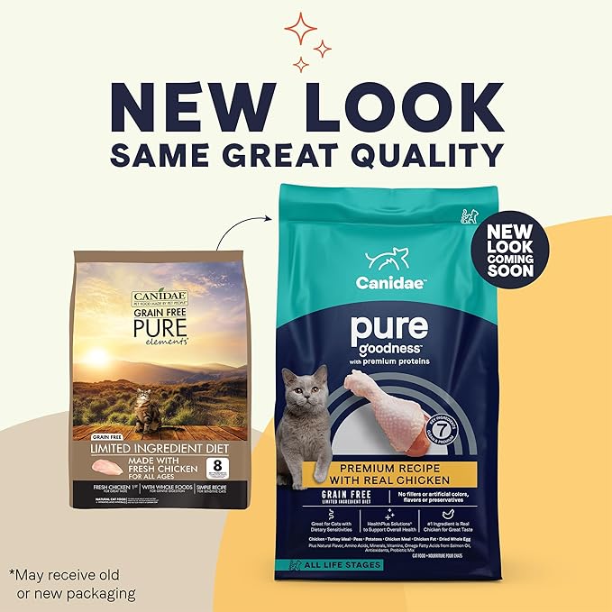Canidae Pure Grain Free Dry Cat Food with Real Chicken, 10 lbs.